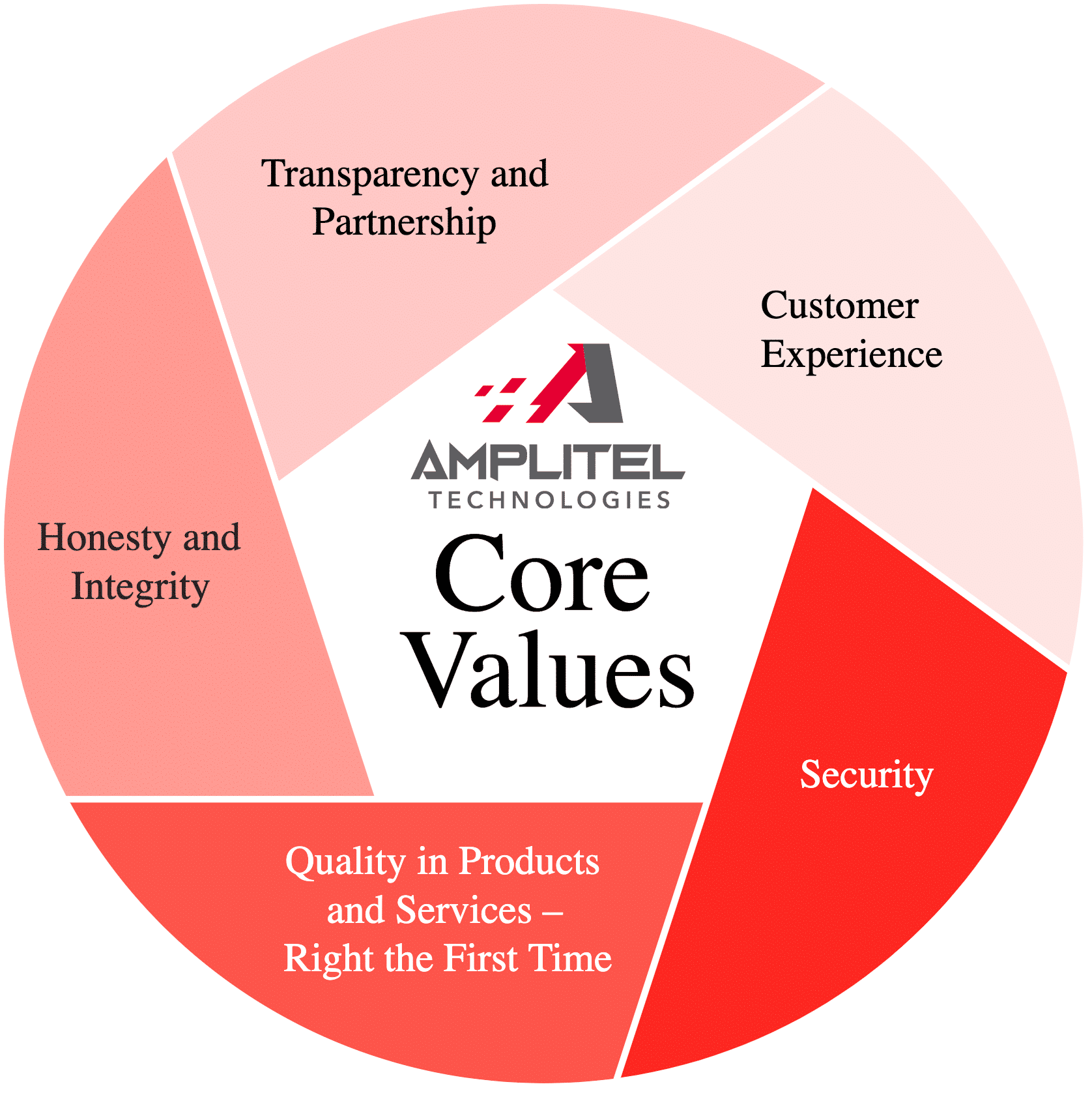 Our core values chart